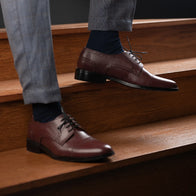 Dirk Brogues Derby Brown Leather Shoes by Dash Racegear - men Leather Shoes view 10