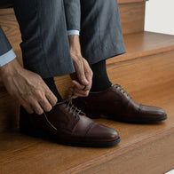 Dirk Brogues Derby Brown Leather Shoes - StudGuard by Dash Racegear - men Leather Shoes view 10