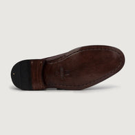 Dirk Brogues Derby Maroon Leather Shoes by Dash Racegear - men Leather Shoes view 6