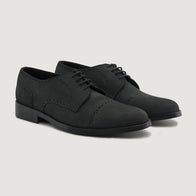 Dirk Brogues Derby Matte Black Nubuck Leather Shoes - StudGuard by Dash Racegear - men Leather Shoes view 1