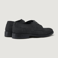 Dirk Brogues Derby Matte Black Nubuck Leather Shoes - StudGuard by Dash Racegear - men Leather Shoes view 4