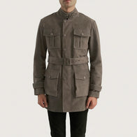 Dolf Grey Suede Jacket by Dash Racegear - men Jacket view 4