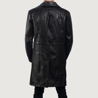 Don Long Black Leather Coat by Dash Racegear - men Jacket view 6