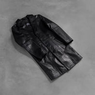 Don Long Black Leather Coat by Dash Racegear - men Jacket view 7