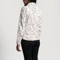 Donna Blake White Leather Blazer by Dash Racegear - women Jacket view 5