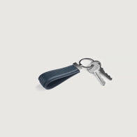 Elroy Blue Leather Keychain by Dash Racegear - unisex Leather Accessories view 4
