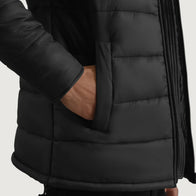 Erico Black Hooded Puffer Jacket by Dash Racegear - men Jacket view 6