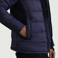 Erico Blue Hooded Puffer Jacket by Dash Racegear - men Jacket view 6