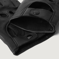 Ferdinand Black Leather Driving Gloves by Dash Racegear - men Leather Accessories view 2