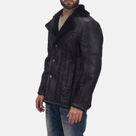 Furcliff Double Face Shearling Leather Coat by Dash Racegear - men Jacket view 1