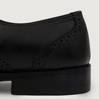 Greyson Brogues Oxford Black Leather Shoes by Dash Racegear - men Leather Shoes view 5