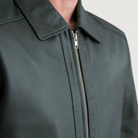 Inferno Green Leather Jacket by Dash Racegear - men Jacket view 5