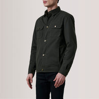 Irwin Olive Waxed Canvas Field Jacket by Dash Racegear - men Jacket view 3
