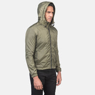 Jimmy Green Hooded Windbreaker Jacket by Dash Racegear - men Jacket view 2