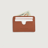 Karl Brown Leather Card Holder by Dash Racegear - unisex Leather Accessories view 4