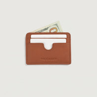 Karl Brown Leather Card Holder by Dash Racegear - unisex Leather Accessories view 4