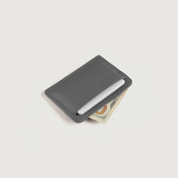 Karl Grey Leather Card Holder by Dash Racegear - unisex Leather Accessories view 5