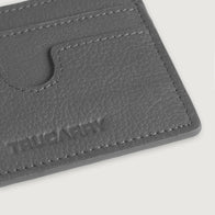 Karl Grey Leather Card Holder by Dash Racegear - unisex Leather Accessories view 6