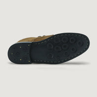 Knight Derby Brown Suede Leather Boots - StudGuard by Dash Racegear - men Leather Shoes view 5