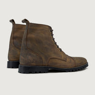 Knight Derby Burnt Copper Pullup Leather Boots - TerraGrip by Dash Racegear - men Leather Shoes view 3