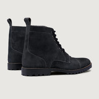 Knight Derby Grey Suede Leather Boots - TerraGrip by Dash Racegear - men Leather Shoes view 4