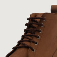 Knight Derby Oil Pull-up Brown Leather Boots by Dash Racegear - men Leather Shoes view 4