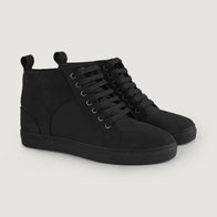 Marty High Top Black Nubuck Sneakers by Dash Racegear - men Leather Shoes view 6