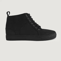 Marty High Top Black Nubuck Sneakers by Dash Racegear - men Leather Shoes view 7