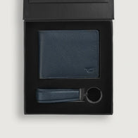 Marvin Blue Leather Gift Set by Dash Racegear - unisex Leather Accessories view 2