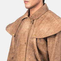 Maverick Brown Leather Duster by Dash Racegear - men Jacket view 5