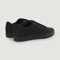 Murphy Low Top Black Nubuck Sneakers by Dash Racegear - men Leather Shoes view 10