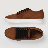 Murphy Low Top Brown Suede Sneakers by Dash Racegear - men Leather Shoes view 7