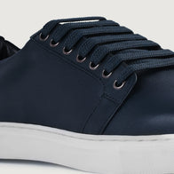 Murphy Low Top Midnight Blue Leather Sneakers by Dash Racegear - men Leather Shoes view 10