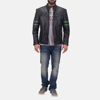 Night Trooper Leather Jacket by Dash Racegear - men Jacket view 6