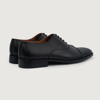 Professor Oxford Black Leather Shoes by Dash Racegear - men Leather Shoes view 4
