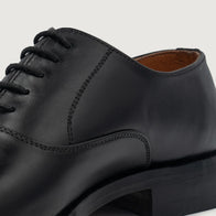 Professor Oxford Black Leather Shoes by Dash Racegear - men Leather Shoes view 5