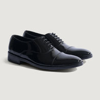 Professor Oxford Black Patent Leather Shoes by Dash Racegear - men Leather Shoes view 1