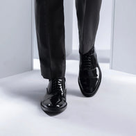 Professor Oxford Black Patent Leather Shoes by Dash Racegear - men Leather Shoes view 6