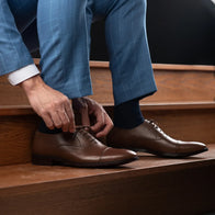 Professor Oxford Brown Leather Shoes by Dash Racegear - men Leather Shoes view 10