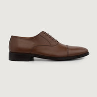 Professor Oxford Brown Leather Shoes by Dash Racegear - men Leather Shoes view 2