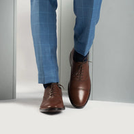 Professor Oxford Brown Leather Shoes by Dash Racegear - men Leather Shoes view 7