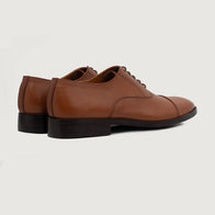 Professor Oxford Tan Leather Shoes by Dash Racegear - men Leather Shoes view 6