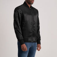 Quinton MA-1 Black Bomber Jacket by Dash Racegear - men Jacket view 2