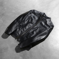 Rumella Black Leather Biker Jacket by Dash Racegear - women Jacket view 7
