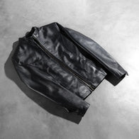 Rumella Black Leather Biker Jacket by Dash Racegear - women Jacket view 8