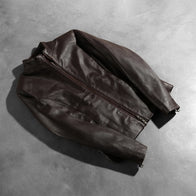 Rumella Maroon Leather Biker Jacket by Dash Racegear - women Jacket view 7