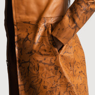 Sandy Tan Dye Leather Coat by Dash Racegear - women Jacket view 6