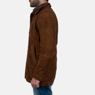 Sheriff Brown Suede Jacket by Dash Racegear - men Jacket view 2