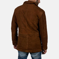Sheriff Brown Suede Jacket by Dash Racegear - men Jacket view 4