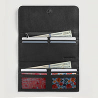 Taylor Black Leather Continental Wallet by Dash Racegear - unisex Leather Accessories view 5